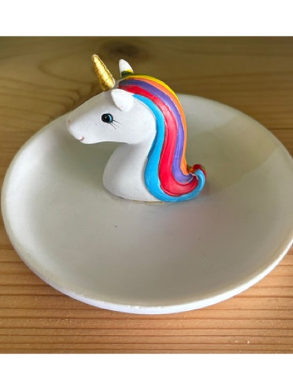 Rainbow Unicorn Ring Dish